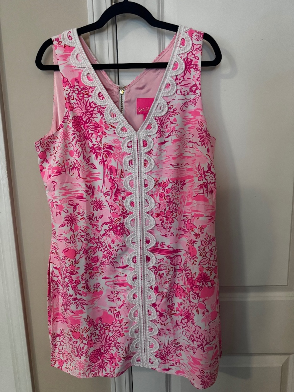 Lilly Pulitzer pink romper size 14